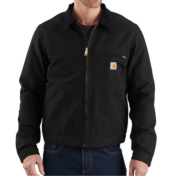Carhartt Men's Classic Black Bomber Jacket - Picture 1 of 8